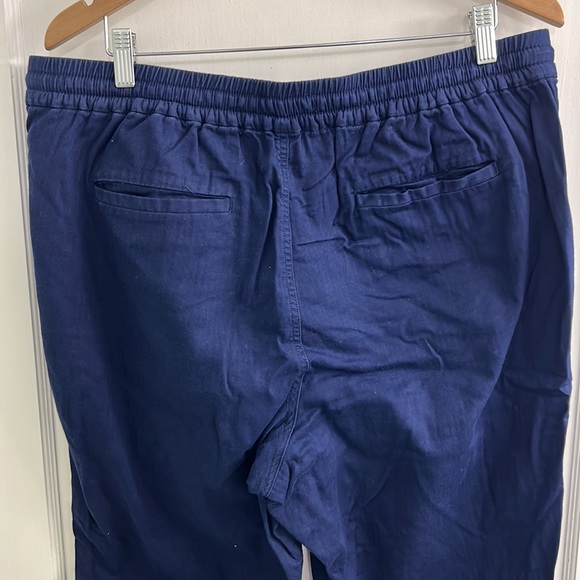 EUC Point Sur x J Crew 100% cotton joggers size 16 (navy blue) - Picture 5 of 7